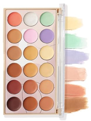 Contour Concealer, Farbe Concealer - Vollständige Aufhellungscreme mit 18 Farben | Wasserdichte Beauty-Berechnung für Freunde, Mütter, Ehefrauen