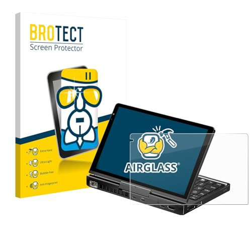 BROTECT Schutzglas für GPD Pocket 4 Schutzfolie Made in Germany Panzer Folie Glas Displayschutz [Extrem Kratzfest 9H, Anti-Fingerprint,Transparent]