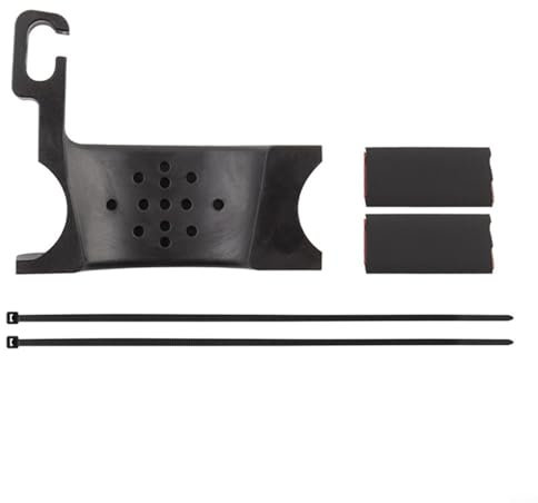 Alanmoship Morsetto pieghevole per reggisella per bicicletta, per Brompton, per migliorare la stabilità della bicicletta, facile installazione, compatibile con tutti i modelli, in plastica nera, 57 x