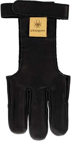 SPIDERBOWS Supersoft - Handschuh aus Kalbsleder | Schutz für die Finger, doppelte Lederschicht für erhöhten Schutz