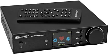 OMNITRONIC DRS-95 Internetradio mit DAB+ und Bluetooth