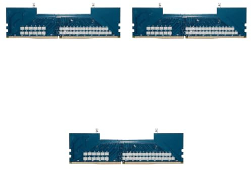 Laptop DDR4 SODIMM zu Desktop DIMM Speicher RAM Verbinder Karten Konverter Adapter 3200/2666/2400/2133MHz Speicher RAM Adapter – 2 Stück