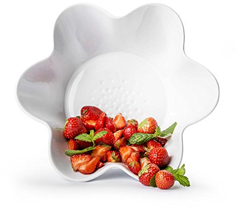 Sagaform Piccadilly Geschenkset Servierschale, Keramik, Weiß, 25 x 25 x 8 cm