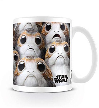 Star Wars MG24937 The Last Jedi Many Porgs Coffee Mug Kaffeetassen, porzellan, Mehrfarbig, 1 Stück (1er Pack)