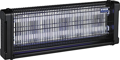 Noveen Lámpara Matamoscas, Mata Insectos Voladores Eléctrico, Luz Ultravioleta Mata Moscas, Mosquitos, Zancudos, Polillas, Avispas (40W, Negro)