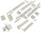 Faure Built-In Fridge/Freezer Door Mounting Kit Sliding Type
