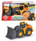 Dickie Toys QDKT062032 Volvo Radlader, Spielzeugbagger, Bagger, Lader, Baustellenfahrzeug, Baustelle, Spielzeugauto, Sandkasten, Licht & Sound, 23 cm, gelb/grau