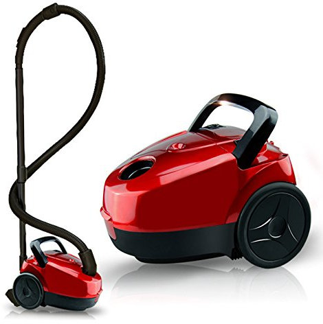 Cylinder Vacuum Cleaner Bagless Vacuum Cleaners 1000W 16Kpa, 4-Stage HEPA Filter with Anti-allergen Technology, 8M Cleaning Radius