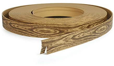 DQ-PP GARDINENSCHIENE Blende | 100cm | PVC | Eiche | 1m | Gardinen Schiene Vorhangschienen