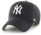 '47 MLB New York Yankees MVP Unisex-Baseballkappe, Verstellbar, Hochwertiges Design und Verarbeitung, White Logo, Black