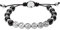 Diesel Armband Für Männer Perlen, Länge: 16.5Cm - 25Cm Schwarzes Halbedelsteinarmband, DX1267040