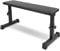 MaxxSport Fitness-Hantelbank Fitnessstudio-Ausrüstung - Schwarze Hantelbank mit Langhantel - Trainingsbank für Zuhause & Fitnessstudio mit Einer Tragkraft von 200 KG - Trainingsbank Maßen 110 x 45cm