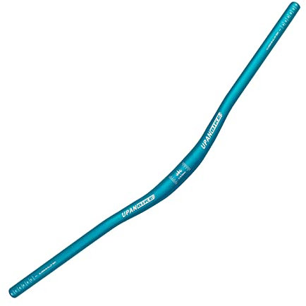 UPANBIKE φ 31,8 mm MTB Mountainbike Fahrrad extra langer Lenker 720 mm Riser Bar (720 mm, blau)