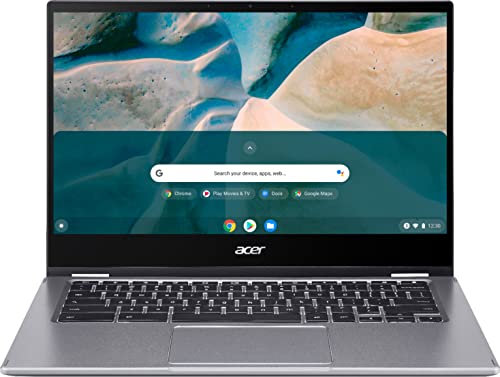 Acer Chromebook Spin 514 Convertible Laptop, pantalla táctil Full HD Ryzen 3 3250C, 4GB de memoria DDR4, 64GB de memoria eMMC