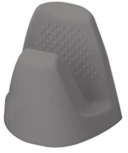Mrs. Anderson’s Baking Silicone Pot Grabber, Non-Scratch, Non-Skid, Heat Safe, Grey