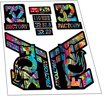 Fahrradgabel Aufkleber Mountainbike Vordere Gabel Aufkleber Fahrrad Stoßdämpfer Dekorative Aufkleber Fahrrad Stoßdämpfer Vordere Gabel Reflektierende Aufkleber Modified Wasserdichte Aufkleber