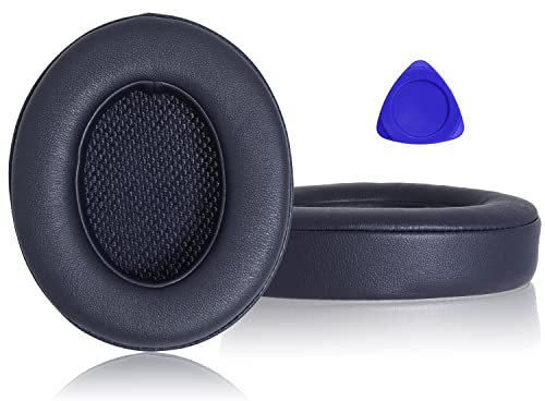 Cuscinetti di ricambio professionali per cuffie Beats Studio 2 & 3 cablati & wireless (B0501, B0500), cuffie premium con pelle morbida e memory foam, blu navy