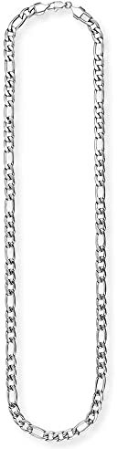 SAVE BRAVE Jackson Herren Halskette aus hochwertigem und robustem Edelstahl in silber - Länge: 55 cm - inkl. Geschenkverpackung