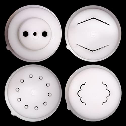 Pastadisc - 4 in 1 Pasta Shape Disc Set for Philips Avance Pasta Maker, Cavatappi, Macaroni, Gnocchi, Conchiglia