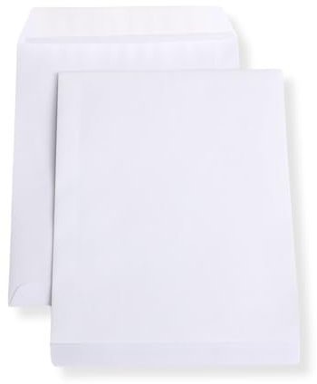 10 St. B5 Versandtaschen 176 x 250 mm weiß ohne Fenster Briefumschlag selbstklebend