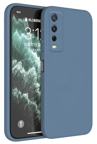 Topme Handyhülle Hülle Fur vivo Y11s / vivo Y20s (6.51 Inches) Case Schutzhülle, Hautschutz Aus TPU Silikonhülle - Lavendelgrau