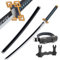Cold Blade Demon Slayer Schwert - 104,1 cm Anime Katana Replik mit Gürtel und Ständer - Muichiro Schwert mit authentischem Design