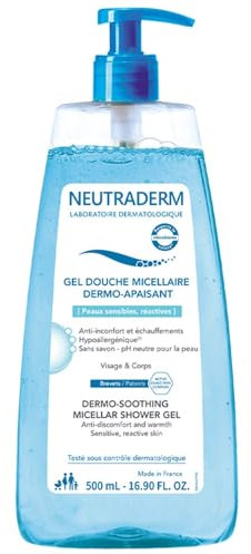 Neutraderm Gel Douche Micellaire Dermo Apaisant Peaux sensibles 500ml