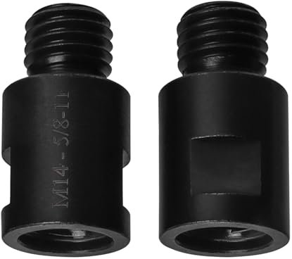 Gasea 2Pcs M14 Female to 5/8-11 Male Angle Grinder Attachment Rotary Polisher Adapter Converter