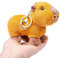 lilizzhoumax Capybara plüschtier Schlüsselanhänger 14cm/6”, simuliertes Tier Capybara Plüschtier, Kawaii Capybara Plüschtier, realistische Capybara Plüschspie Spielzeug für Wilde Tiere
