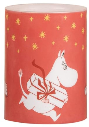 Muurla Mumin-LED-Kerze, Geschenke, ⌀ 7,5 cm x 10 cm hoch