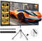 Projector Screen with Stand - 100 Indoor/Outdoor 16:9, 4K HD PVC Screen with 1.5 Gain, 2IN1 for Backyard Theater & Wall Hanging, Includes Carry Bag