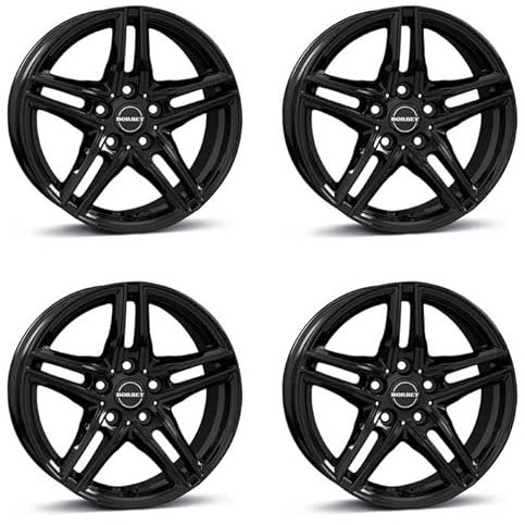 4x Borbet Felgen XR 8.0x18 ET30 5x112 black glossy kompatibel mit Audi A3 A4 A5 A6 A7 A8 Q2 Q3 RS S3 S4 S5 S6 S8 SQ2