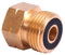 WELDINGER KN-Adapter Handwerkerflasche kurz 21,80 x 1/1/4 links AG x 3/8 IG links