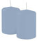 Risthò Stumpenkerzen, Dusty Blue, Durchmesser 7 cm, Höhe 10 cm, 4 Stück