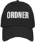 Alsino Mesh Cap Mütze Basecap Trucker-Cap Sicherheitskleidung für Polizei Feuerwehr Security Ordner, Motiv wählen:Ordner - schwarz