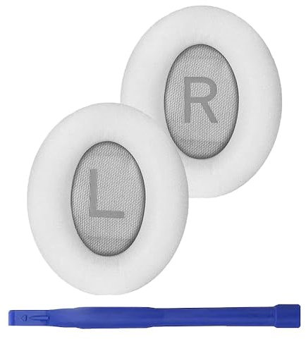 umvowuxa Replacement Ear Pads Compatible with Bose 700(NC700) Headphones,Ear cushions are made of Soft Protien Leather and memory foam(White)