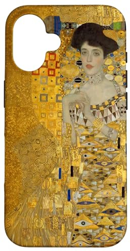 Klimt Porträt einer Dame Jugendstil Hülle für iPhone 16