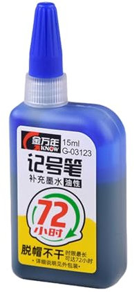 Marker-Tinte Nachfüllpackung – 72 Stunden Permanent-Marker-Tinte, Marker-Nachfüllpackung | Super Color Nachfülltinte Permanentmarkertinte, Mehrfarbiges Markerzubehör Auf Ölbasis Für Die Holzbearbeitun