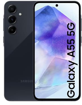 Samsung Galaxy A55 128GB 5G SIM Free Smartphone - Awesome Navy (Renewed)