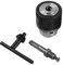 OSALADI Key Type Drill Chuck Adapter Kit with Round Handle Electric Hammer Connecting Rod for Hand Drill Electric Screwdriver Anti Design Compatibility Black