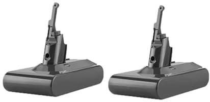 Aoae 21.6V Compatible avec La Batterie Dyson V8 Absolute V8 Animal Lithium ION SV10 Série D'aspirateur Batterie Rechargeable(6800mAh 2pcs)