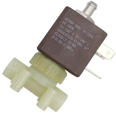 Fitooles 230V Steam Control Valves Electric Solenoid Valves Coffee Machine Part Texture Suitable for Espresso