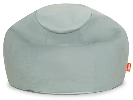 Funzy Sitzsack für Kinder aus Cord mit Füllung aus Schaumstoff, Kindersitzsack für Mädchen und Jungen aus hochwertigen Materialien, Oeko-TEX 100 Zertifiziert mit 3 Jahre Garantie, Minz Hellgrün