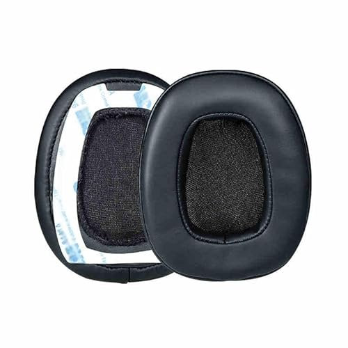 Replacement Earpads Compatible with Skullcandy Crusher Over Ear Wired Headphone,Protein Leather Ear Pads Cushion for Crusher Over Ear Wired, Black