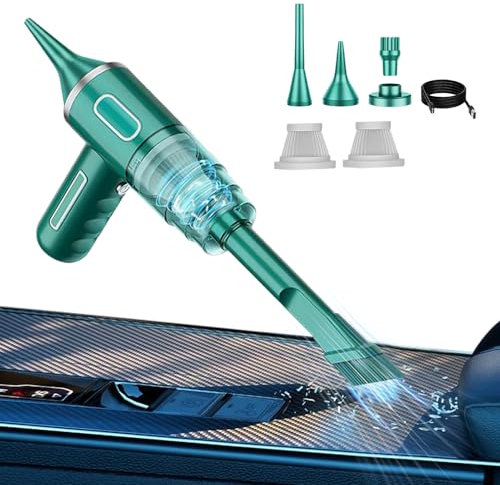 Vmiorzq Suction Power Electric Air Duster, Vacuum Cleaners With Super Suction Power, Handheld Vacuum Cordless, Electric Air Duster With Blow-Suck Gift Family