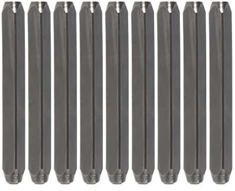 LLHCF Metallstempel-Set, Hartstahl, Schmuck, Metallstempel zum Stempeln, Personalisieren von weichem Metall, 9-teiliges Set