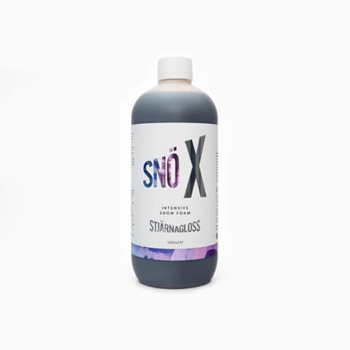 Sno X Pre-Wash Snow Foam – Thick, Clingy Foam with Forst Cleaning Power – Heavy-Duty Pre-Cleaner for Cars – Long Dwell, Pressure Washer Use – 1L Concentrate (Up to 40 Washes)