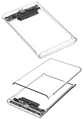 Elprico 2.5in External Hard Drive Enclosure, USB 3.1 to SATA III External Hard Drive Docking Compatible for 2.5in HDD / SSD