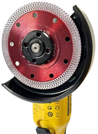 CIOBOAN Disque Diamant 115 mm, Disque Carrelage Pour Meuleuse | Disque diamant extra fin pour carrelage et grès cérame. Coupe propre avec faible perte de matériau.