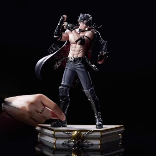 NFsgVCGJ Kakavasha 34 cm/13.3 Wriothesley Action Figure PVC Statue, Anime Figures, Model Collection, Decoration Gift, 1 x Anime Action Figure